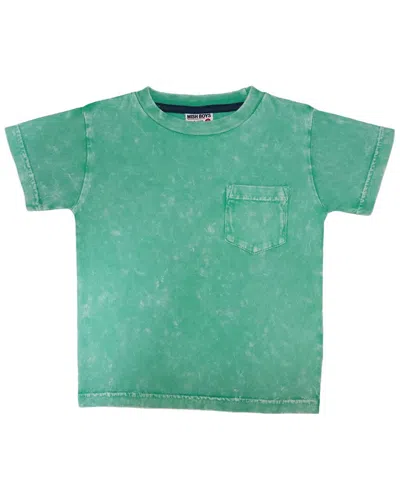Mish Mish Kids' Enzyme Pocket T-shirt In Green