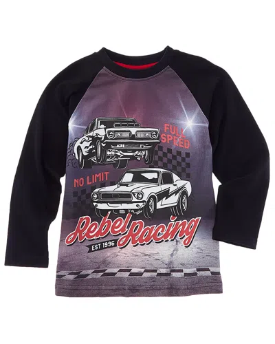 Mish Mish Kids' Rebel Racing T-shirt In Black