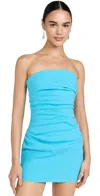 Misha Alston Dress Topaz Blue In Topaz Blue