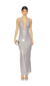 Misha Alusia Sequin Gown