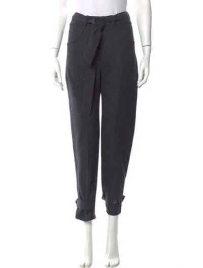 Pre-owned Misha And Puff Alpaca Skinny Leg Pants In Gray