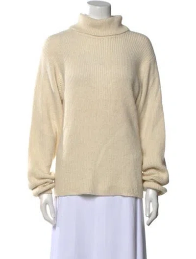 Pre-owned Misha And Puff Baby Alpaca Turtleneck Sweater W/ Tags In Neutral