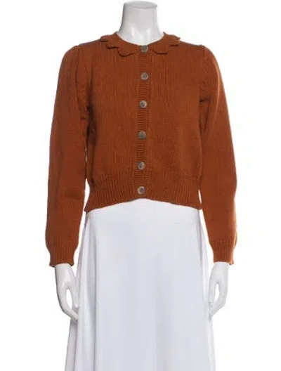Pre-owned Misha And Puff Coat In Orange