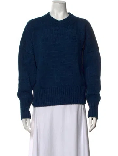 Pre-owned Misha And Puff Crew Neck Sweater In Blue
