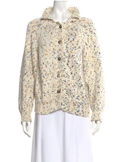 Pre-owned Misha And Puff Crew Neck Sweater In White