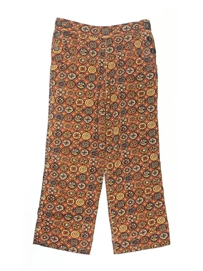 Pre-owned Misha And Puff Kids' Khaki Pant In Brown