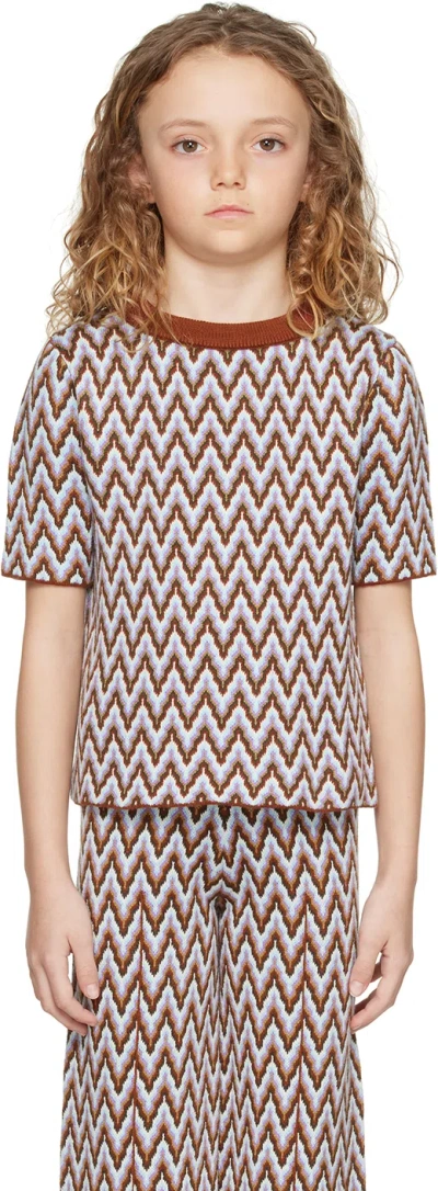 Misha And Puff Kids Multicolor Cale T-shirt In Provence Tempo 528