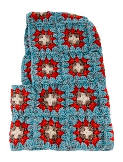 Pre-owned Misha And Puff Knit Balaclava In Blue
