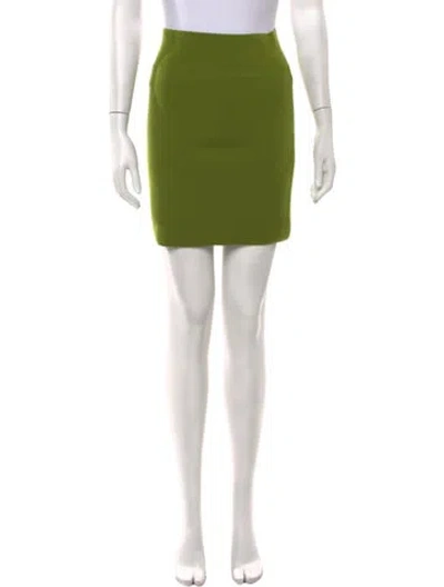 Pre-owned Misha And Puff Mini Skirt In Green