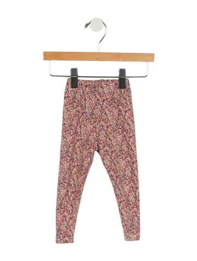 Pre-owned Misha And Puff Babies' Toddler Girls' Pink Pattern Leggings
