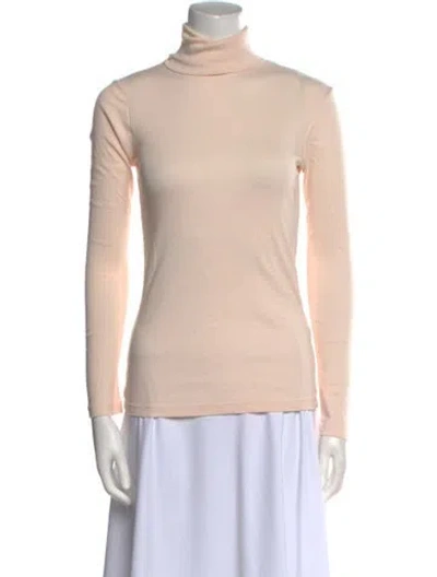 Pre-owned Misha And Puff Turtleneck Long Sleeve Top In Neutral