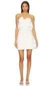 Misha Aria Mini Dress In 象牙白