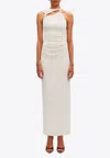 Misha Arna Cut-out Maxi Dress In Ivory