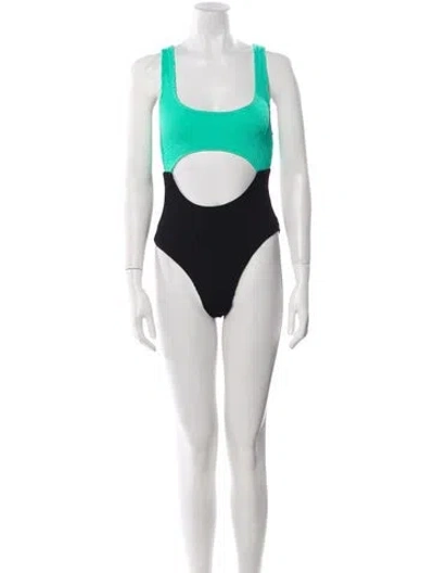 Pre-owned Misha Atlas Colorblock Pattern One-piece W/ Tags