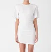 Misha Brenna Shirt Dress In Ivory In Multi