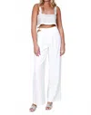 Misha Clement Twill Pants In Ivory In White