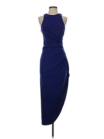 Pre-owned Misha Cocktail Dress In Blue