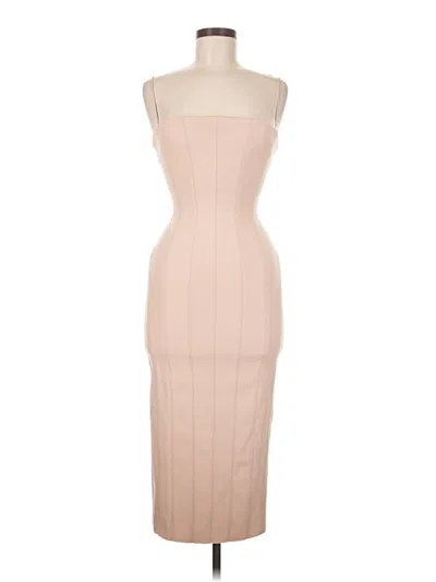 Pre-owned Misha Cocktail Dress In Brown