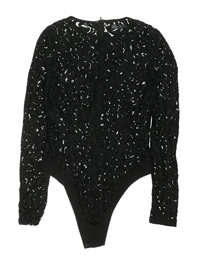 Pre-owned Misha Collection Bodysuit In Black
