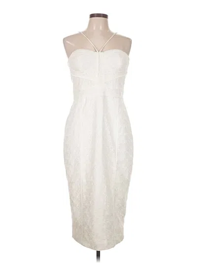 Pre-owned Misha Collection Cocktail Dress In Ivory