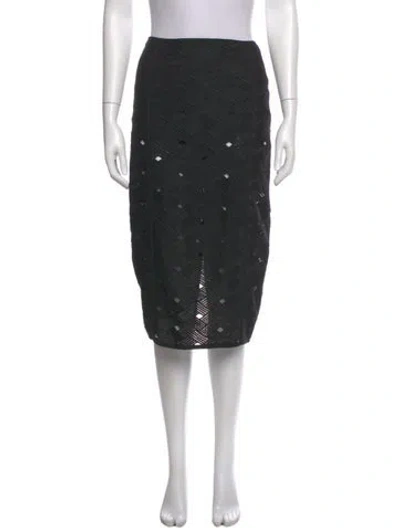 Pre-owned Misha Collection Knee-length Skirt In Black