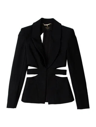 Pre-owned Misha Collection Nylon Blazer In Black