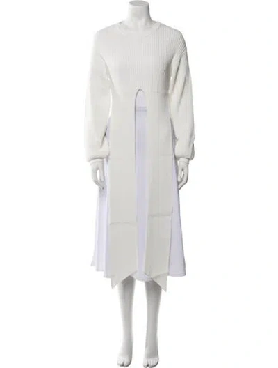 Pre-owned Misha Crew Neck Sweater W/ Tags In White