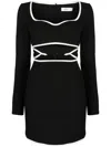 Misha Daniela Cut-out Dress In Black