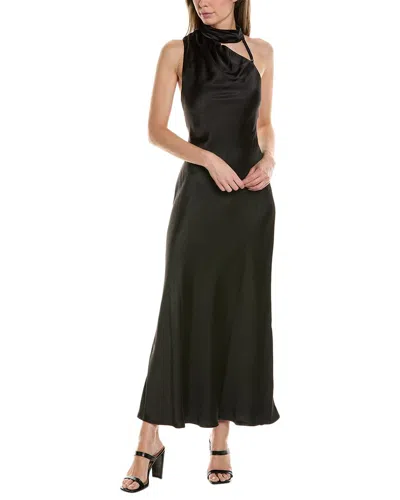 Misha Elania Midi Dress In Black