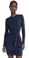 Misha Evetta Jersey Mini Dress French Navy In French Navy