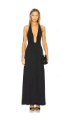 Misha Jennifer Maxi Dress In Black