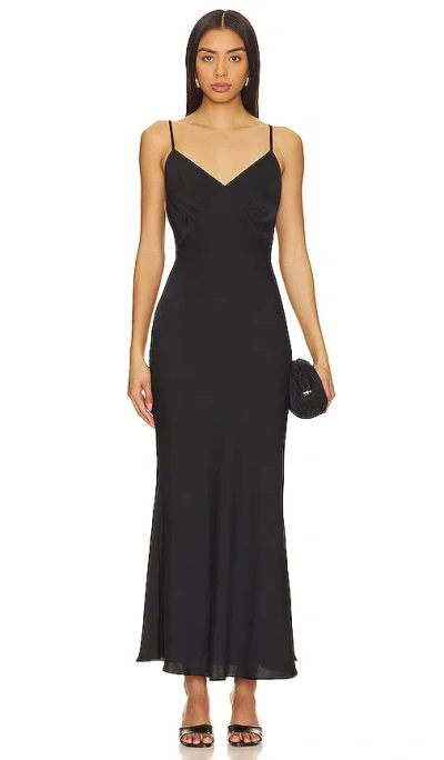 Misha Midi-kleid Vida In Black