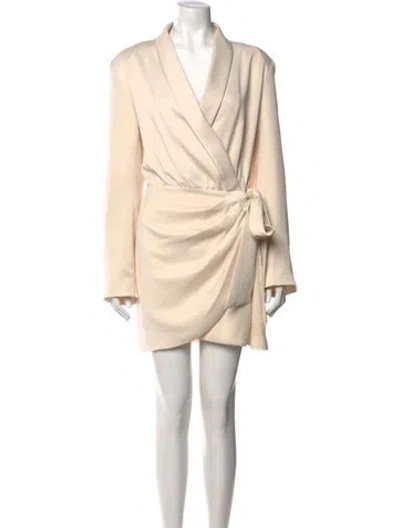 Pre-owned Misha Mini Dress W/ Tags In Neutral