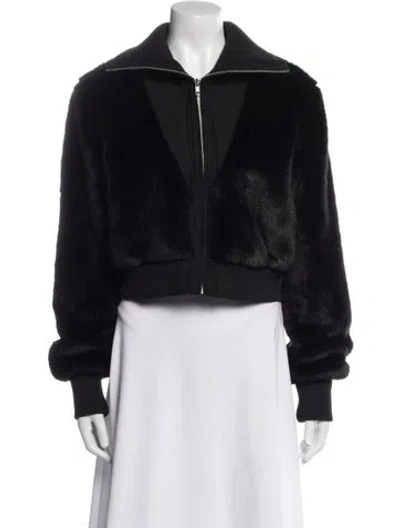 Pre-owned Misha Nonoo Bomber Jacket W/ Tags In Black