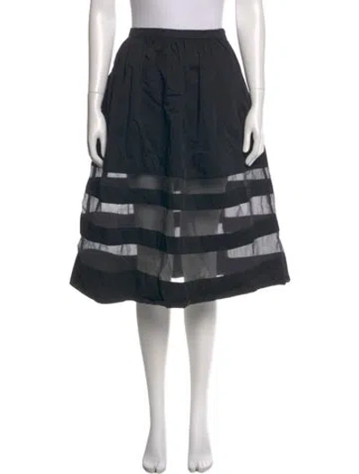 Pre-owned Misha Nonoo Knee-length Skirt In Black