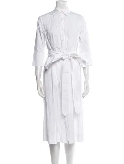 Pre-owned Misha Nonoo Long Dress In White