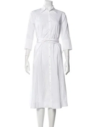 Pre-owned Misha Nonoo Long Dress In White