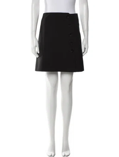 Pre-owned Misha Nonoo Mini Skirt In Black