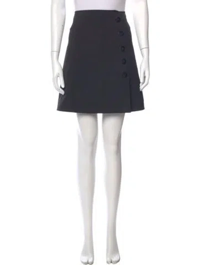 Pre-owned Misha Nonoo Mini Skirt In Gray