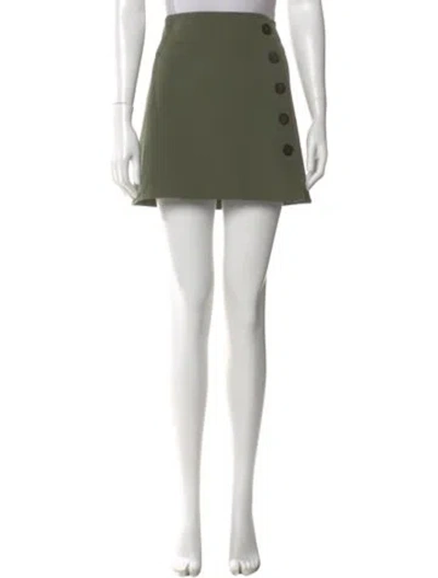 Pre-owned Misha Nonoo Mini Skirt In Green