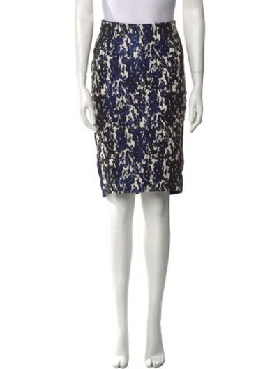 Pre-owned Misha Nonoo Printed Knee-length Skirt