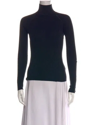 Pre-owned Misha Nonoo Turtleneck Sweater In Black
