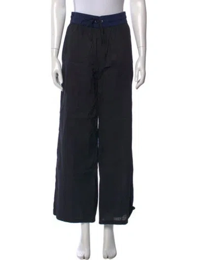 Pre-owned Misha Nonoo Wide Leg Pants In Black