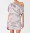 Misha Rocio Mini Dress In Lunar Silver In Multi