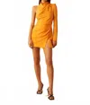 Misha Romeo Mini Dress In Blaze In Orange