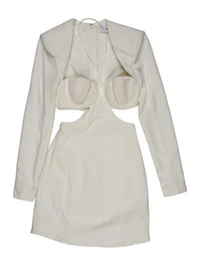 Pre-owned Misha Strapless Mini Dress W/ Tags In White