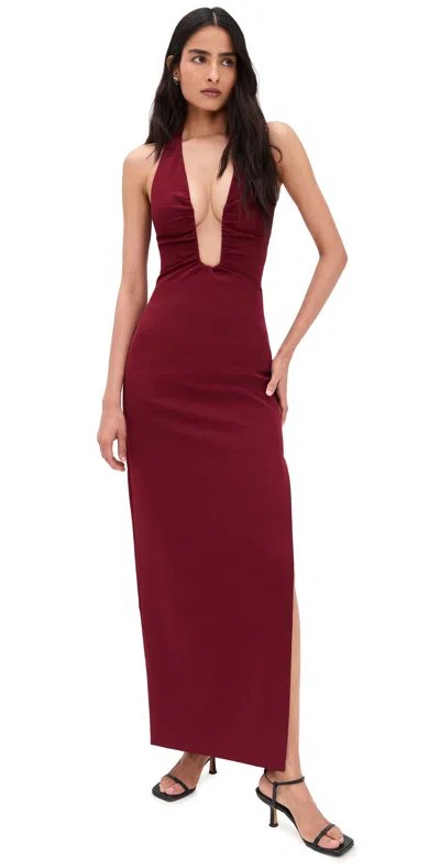 Misha The 'alusia' Dress Port In Brown