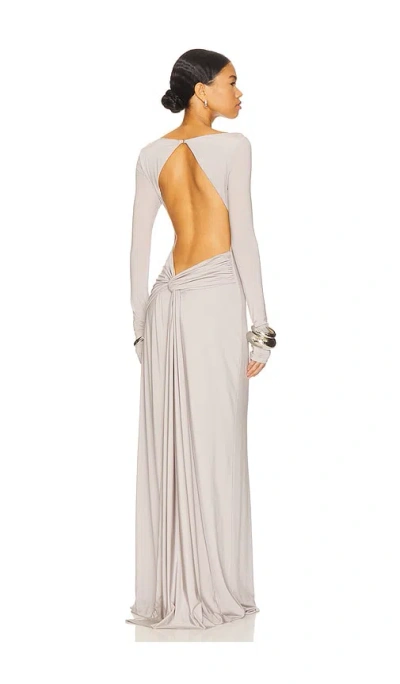 Misha The Blake Jersey Dress In Gray