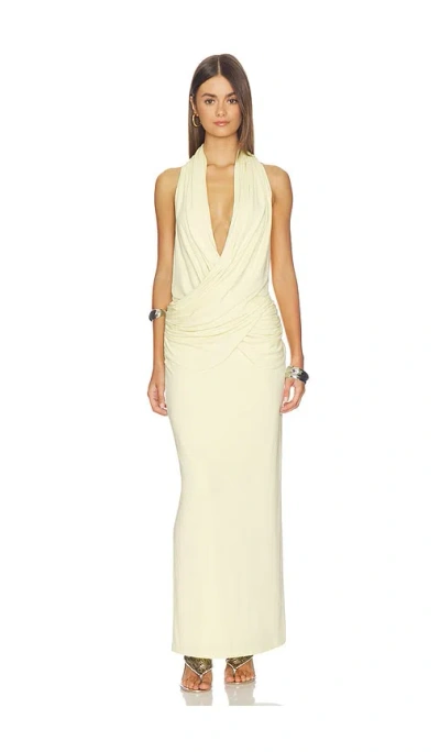 Misha The Cabana Cupro Dress In White