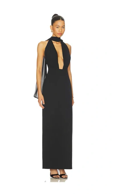 Misha The Capezza Silk Dress In Multi